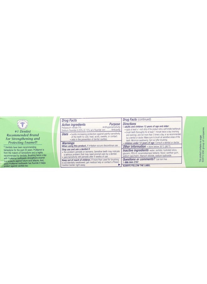 Sensodyne Pronamel Mint Essence Toothpaste, 4 Oz