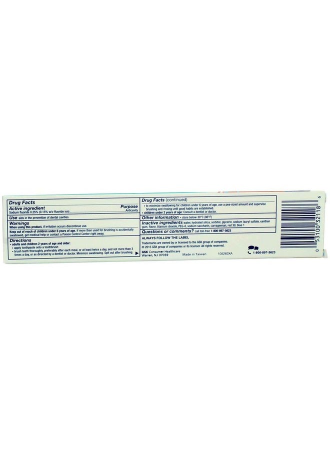 Aquafresh Cavity Protection Fluoride Toothpaste, Cool Mint 5.6 oz (Pack of 5)
