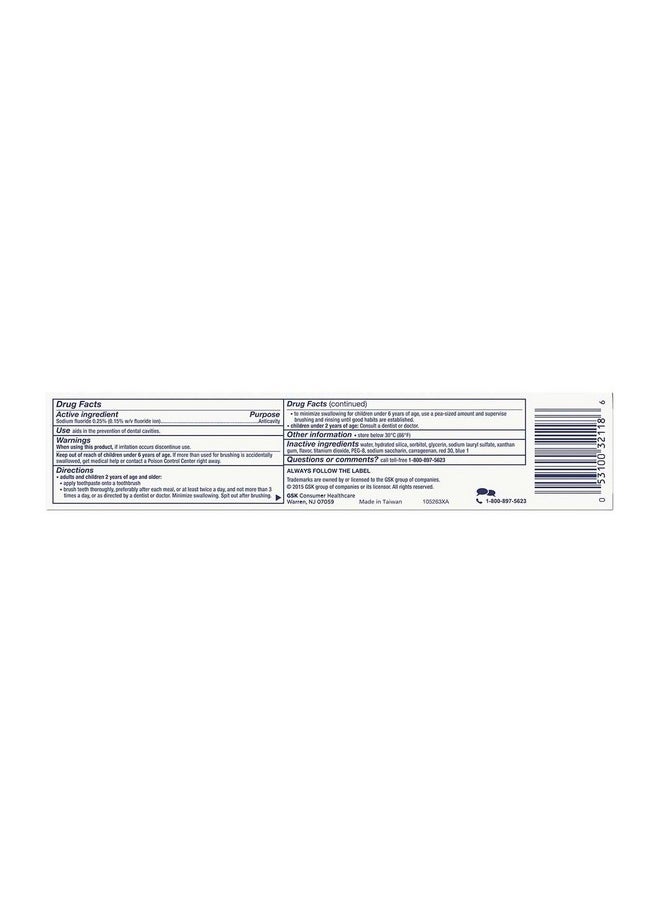 Aquafresh Cavity Protection Fluoride Toothpaste, Cool Mint 5.6 oz (Pack of 5)