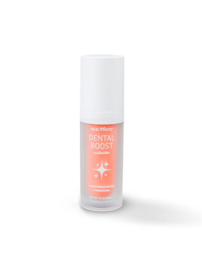 Primal Life Organic Real White Dental Boost - Natural, Organic Teeth Whitener - Peroxide Free - Nano-Hydroxyapatite Paste