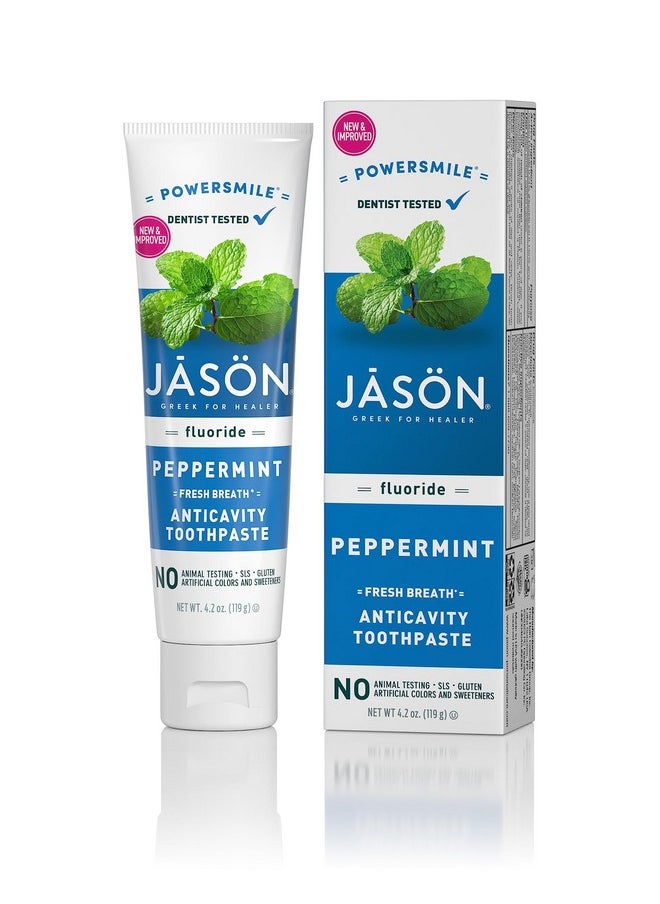 Jason Powersmile Toothpaste with Fluoride 4.2 oz