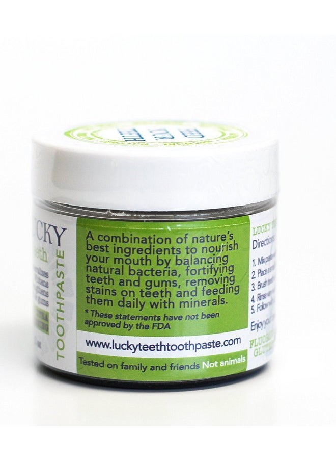 Charcoal Toothpaste Xtra Whitening Toothpaste - by Lucky Teeth - All Natural, Organic, Remineralizing and Fortifying