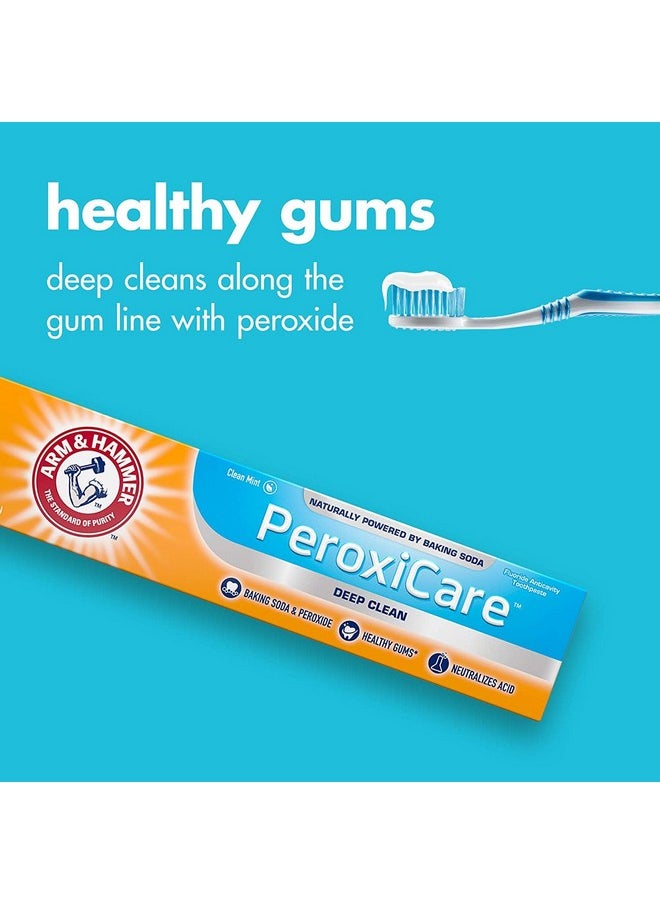 Arm & Hammer PeroxiCare Deep Clean Toothpaste Clean Mint 6 oz (Pack of 3)