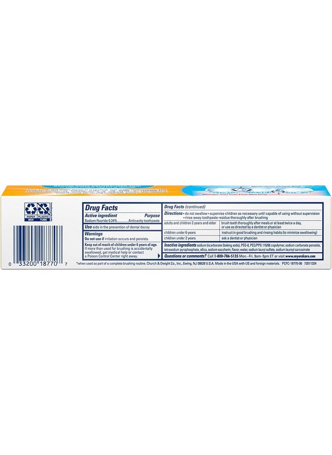 Arm & Hammer PeroxiCare Deep Clean Toothpaste Clean Mint 6 oz (Pack of 3)