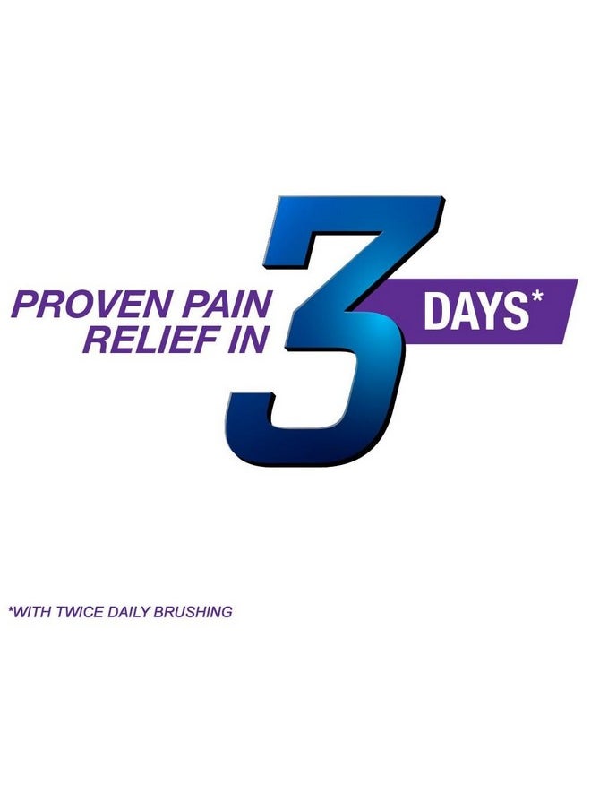 Sensodyne Rapid Relief Sensitivity and Cavity Prevention Toothpaste, Mint, 3.4 oz (96.4g) - Pack of 6