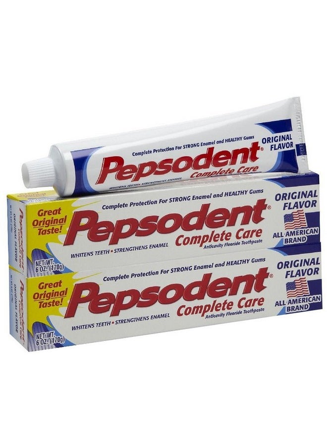 Pepsodent Complete Care Anticavity Toothpaste - 6 oz - 2 pk