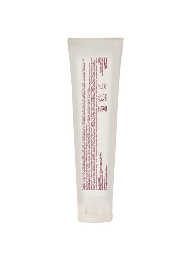 Desert Essence Natural Neem Toothpaste - Cinnamint - 6.25 Oz - Pure Essential Oil - Baking Soda - Complete Oral Care - Sea Salt - Refreshing Taste - Promotes Buildup Reduction