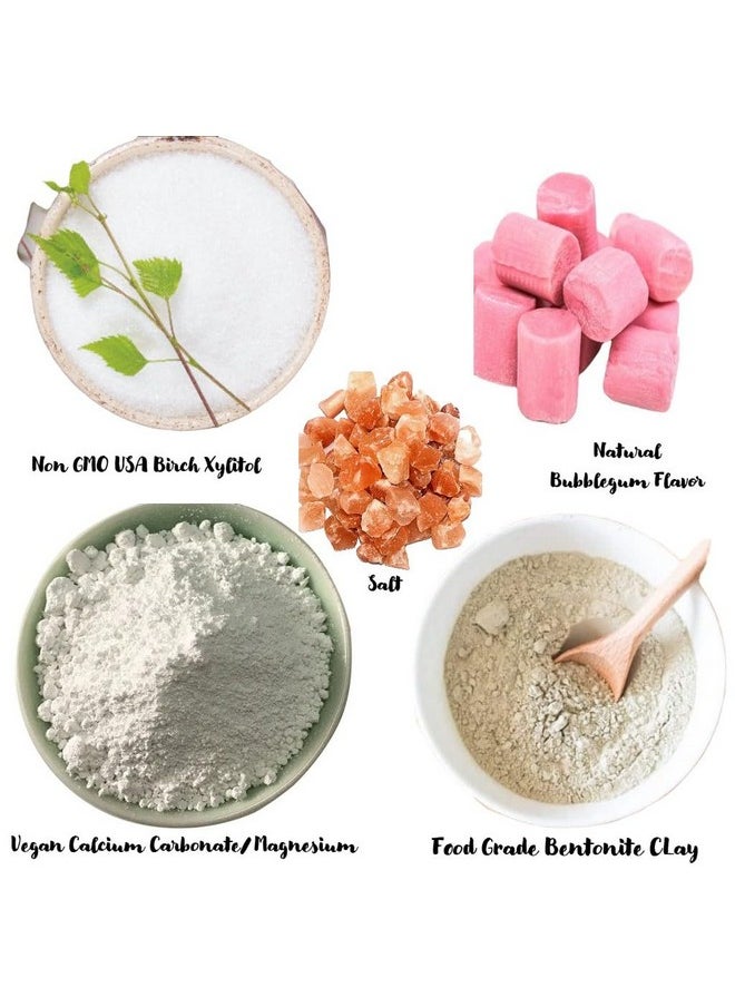 Simply Sooney Remineralizing Vegan Mineral Tooth Powder I Bubblegum Formula for Kids I Natural Whitening I Stronger Teeth 1.5oz (1.5 oz jar)