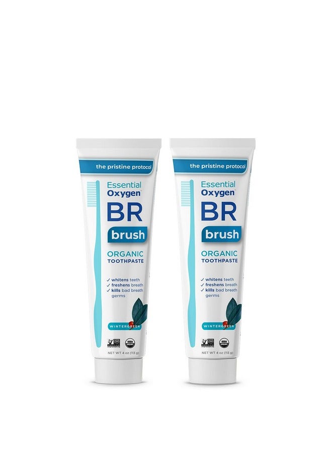 BR Organic Low Abrasion Toothpaste Wintergreen