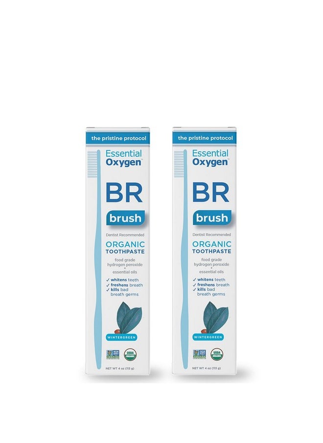 BR Organic Low Abrasion Toothpaste Wintergreen
