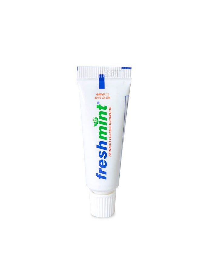 144 Tubes of Freshmint® 0.6 oz. Anticavity Fluoride Toothpaste, Tubes do not have individual boxes for extra savings, Travel Size