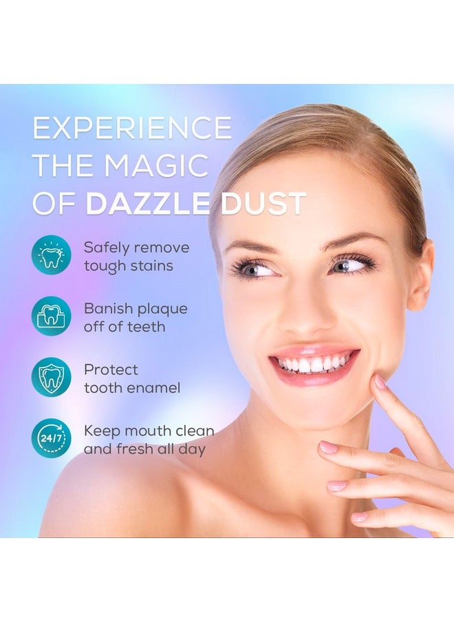 Venus Visage Dazzle Dust Teeth Whitening Powder, Enamel-Friendly Tooth Powder Whitening, Toothpaste Powder for Stain Removal, Powder Toothpaste for a Dazzling Smile (40 g)