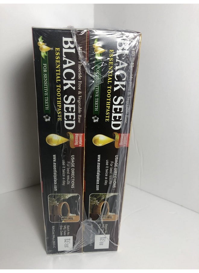 Essential Palace Organic Black Seed Toothpaste 100% Fluoride Free & Vegetable Base (6 pack) 6.5oz