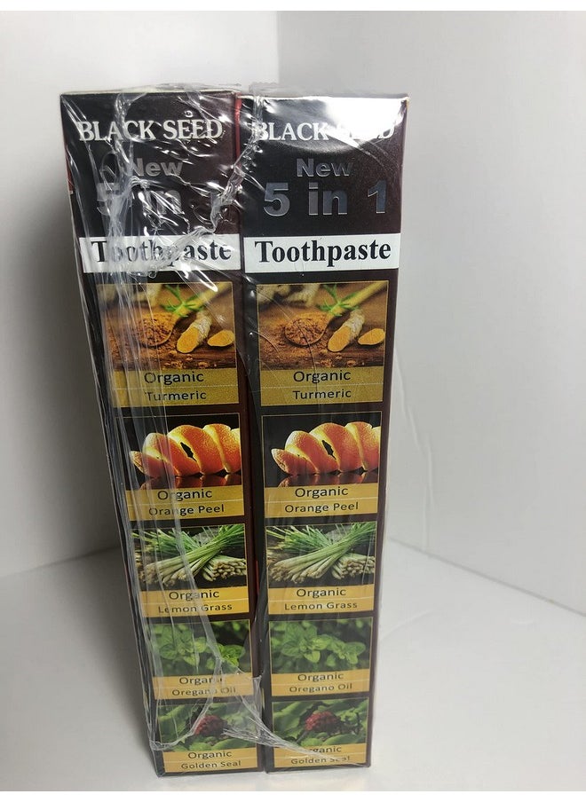 Essential Palace Organic Black Seed Toothpaste 100% Fluoride Free & Vegetable Base (6 pack) 6.5oz