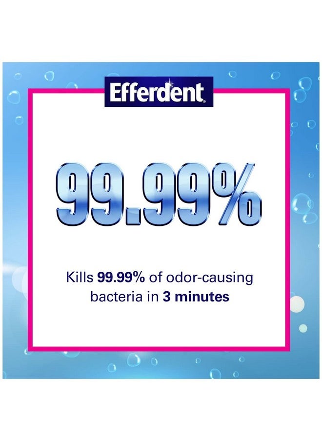 Efferdent Anti-Bacterial Denture Cleanser, Tablets - 126 Each, Pack of 5