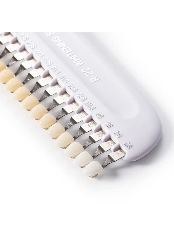 Teeth Whitening Shade Guide Professional 3D R-22 Tooth Whitening Shade Chart with 22 Colors - Tooth Bleaching Shade Chart