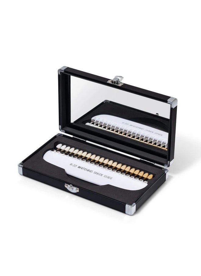 Teeth Whitening Shade Guide Professional 3D R-22 Tooth Whitening Shade Chart with 22 Colors - Tooth Bleaching Shade Chart