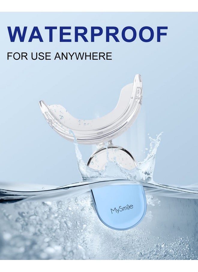 MySmile Teeth Whitening Accelerator Light Powerful 28 LED Blue Light Each 10 Minutes at A Time with USB Charger Mouth Trays Form Perfectly Teeth Care Oral(Only 1Pcs LED Light and 4ml Gel)