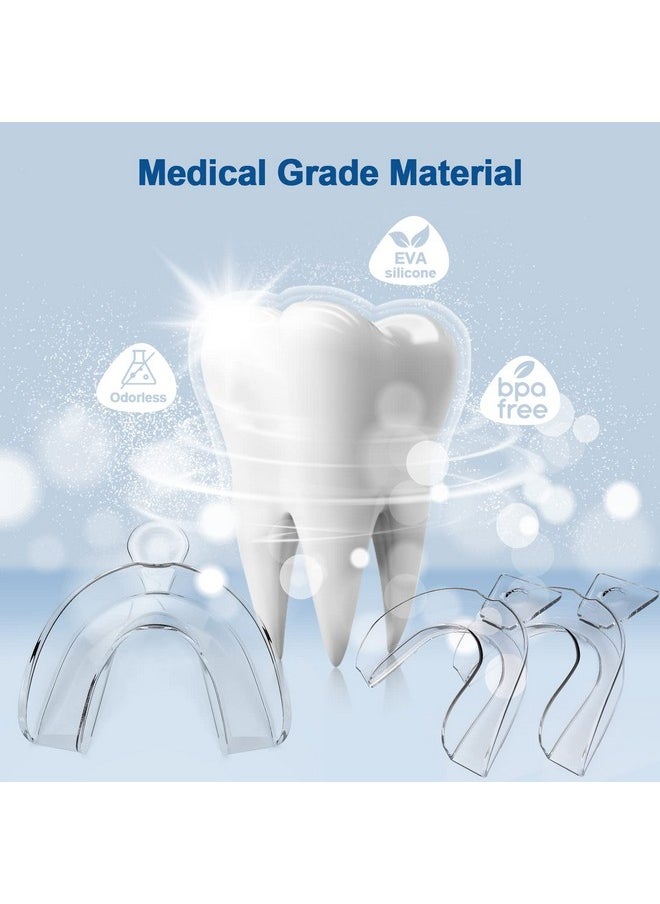 EZGO Teeth Whitening Trays, BPA Free Moldable Mouth Trays, Custom Fit, Comfortable, Trimmable Mouth Guard, Used on Teeth Grinding, Teeth Whitening, and Sports Campaign (3 Trays)