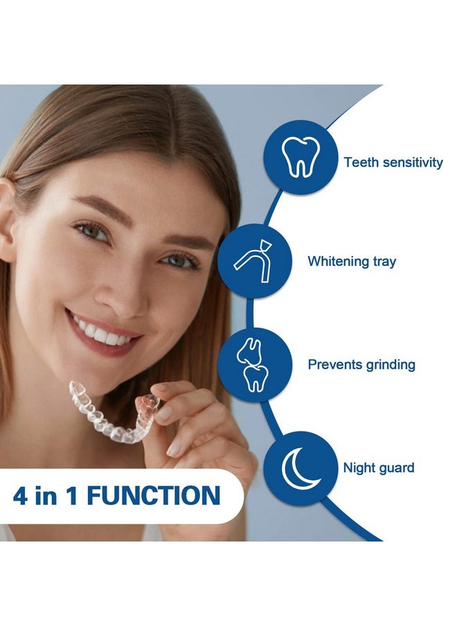 EZGO Teeth Whitening Trays, BPA Free Moldable Mouth Trays, Custom Fit, Comfortable, Trimmable Mouth Guard, Used on Teeth Grinding, Teeth Whitening, and Sports Campaign (3 Trays)