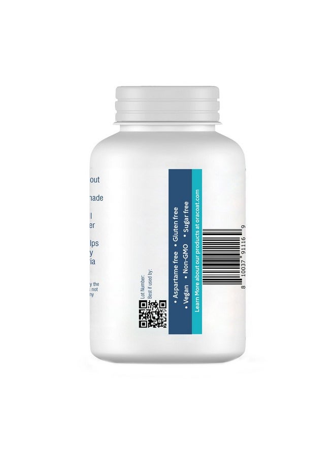 OraCoat XyliGum Dry Mouth Sugar Free Gum, 100 Piece Bottle, Peppermint Chewing Gum with Xylitol for Dry Mouth, Helps Stimulate Saliva, Breath Freshener, Supports Teeth & Gum Health