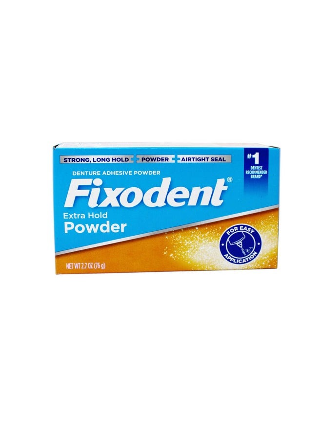Fixodent Powder Extra Hold 2.7 Oz. (Pack of 3)