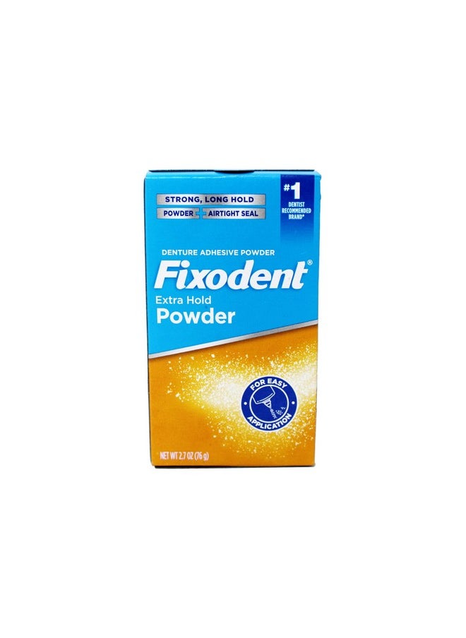 Fixodent Powder Extra Hold 2.7 Oz. (Pack of 3)