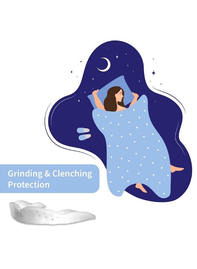SOVA Aero Night Guard - 1.6mm Thin - Custom-Molded Fit - Protects Against Nighttime Teeth Grinding & Clenching - Odor & Taste Free - Remoldable Up to 20 Times - Non Toxic