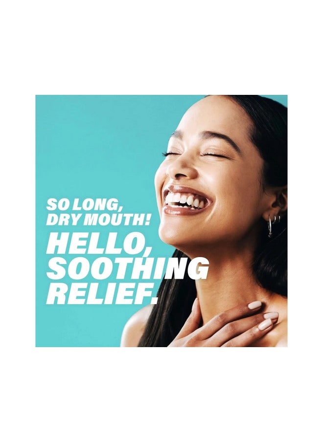 ACT Dry Mouth Moisturizing Gum, Soothing Mint, Sugar Free, 20 Count (Pack of 2)