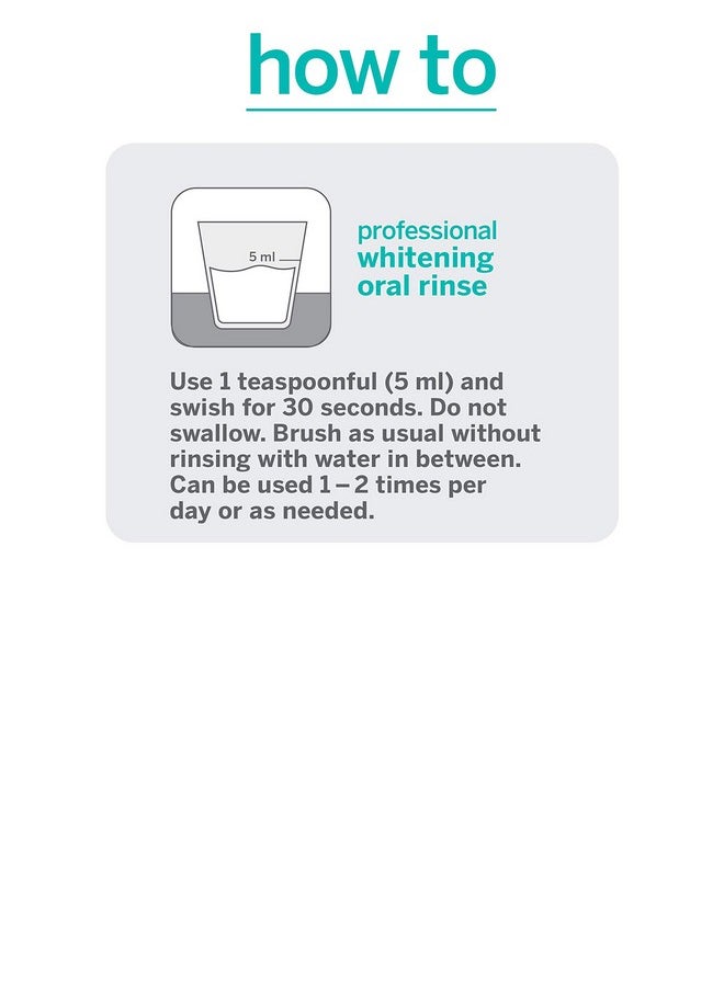 Supersmile Oral Rinse Mouthwash - Clinically Formulated Mint Flavored Sugar Free Dental Mouthwash - Fresh Breath - Anti-Germicidal - Alcohol-Free (16 Fl Oz)