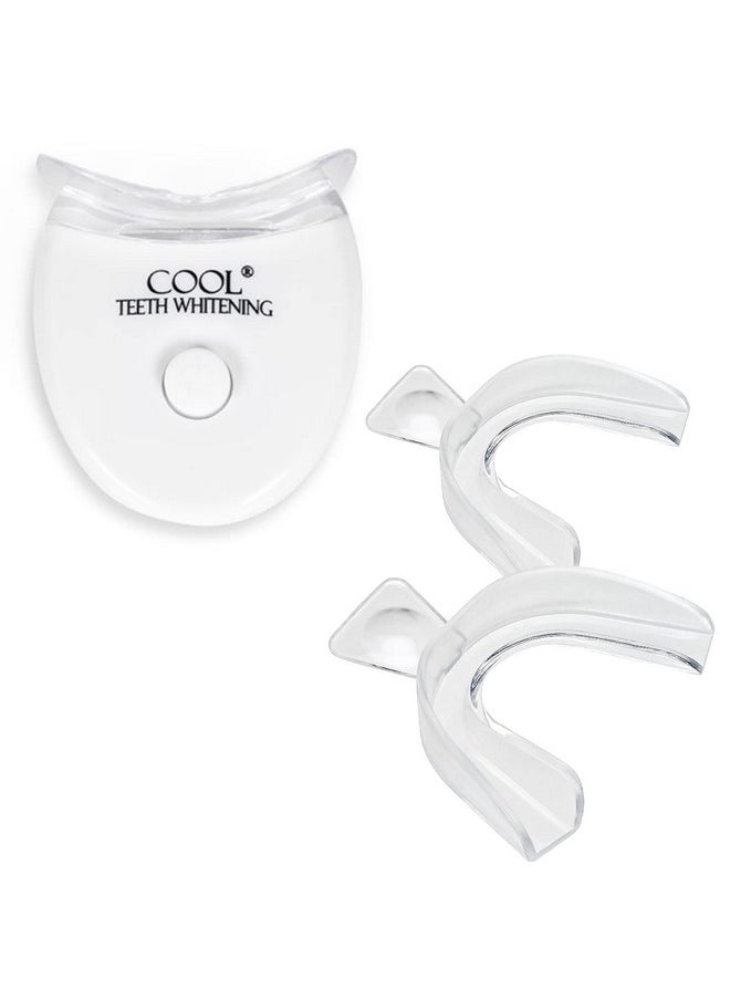 Teeth Whitening Trays Moldable Mouth Tray 2 Dental Trays Teeth Whitening Light for Faster Stain Removal Included Form Shape Perfectly Mouth Dental Tooth Compatible with Opalescence Whitener Bleaching