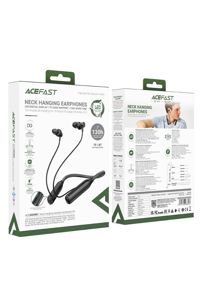 N4 Neck Hanging Wireless Earphones