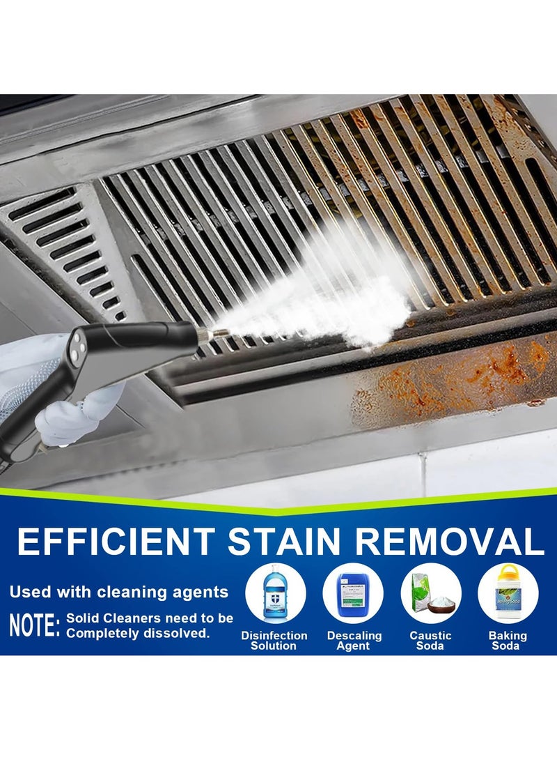 Steam Cleaner, 4.5Bar Pressurized Steamer for Cleaning, Multi-Purpose Steamer for Home, Handheld Steam Cleaner, with 6pcs Accessories, Car Steamer, Portable Steam Cleaner for Kitchen, Bathroom, Tile