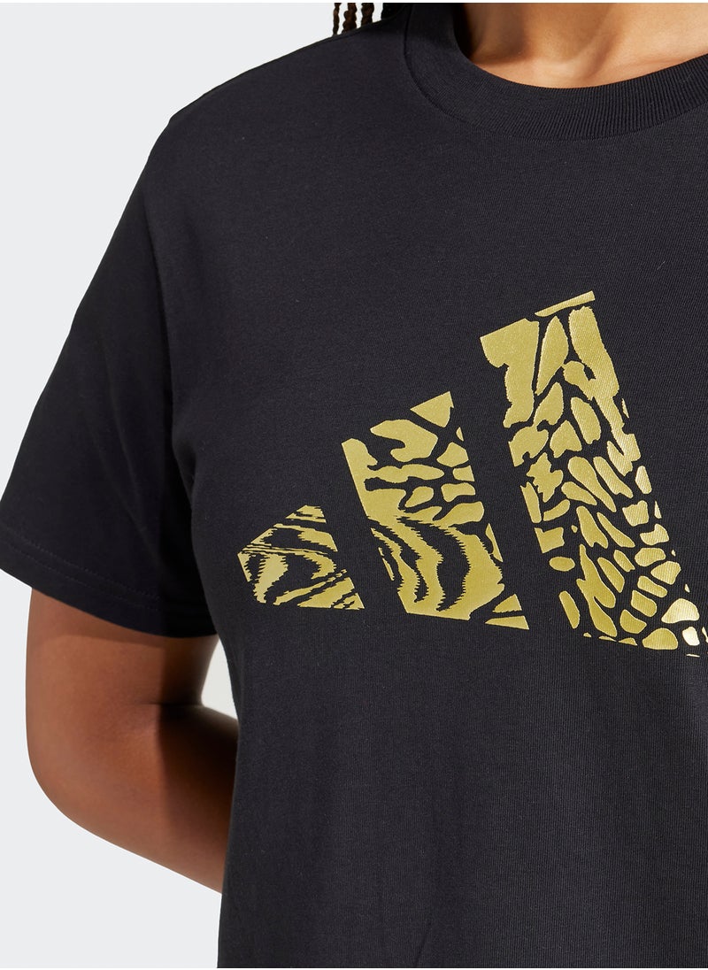 Tech Metallic Graphic T-Shirt