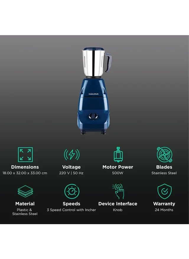 morphy richards champ neo 500W mixer grinder 640125