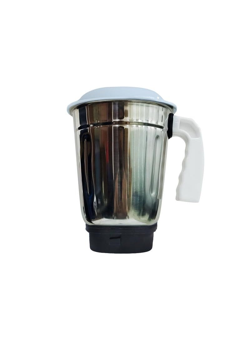 Swiss Military Nebula Juicer Mixer Grinder, 3 Stainless Steel Jars, ABS body and Premium Stainless Steel Blades, Auto Power Cut, 230 Volts, 500 Watts, 50Hz, 18,500 RPM Speed, 2 Year Warranty, White, 1