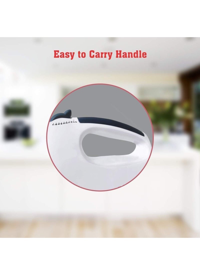 SHOPOLIFE Eggs Beater Cake Cream Maker Eletric Blender Mixer Grinder || Various 7 Speed Control Electric Beater For Whipping Cream & Cake Mixer || 2 Stainless Steel Beaters & 2 Dough Hooks