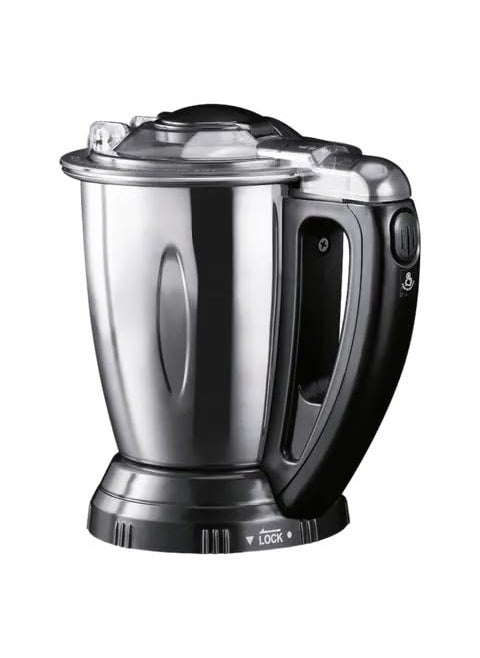 USHA ICHEF 750 Watt 3 JAR Copper Motor Mixer Grinder Hands Free operation with Dual Safety Lock| 2 Yr Product & 5 Yrs Motor Warranty(Red/Black)