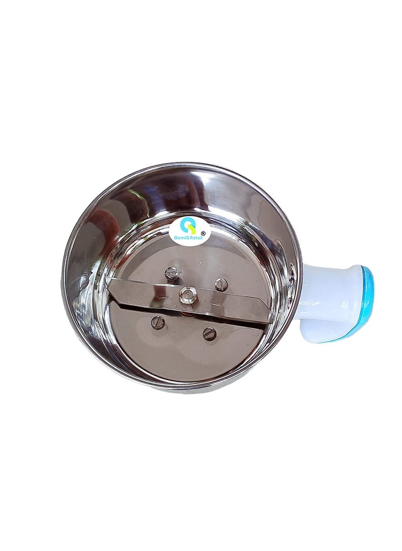 QemiQ Retail� -Chutney(Small) Jar Compatible with PREETHI Mixer Grinder/PREETHI Steele SUPREM Mixer Grinder/PREETHI Steele MAX Mixer Grinder (700ml Capacity)