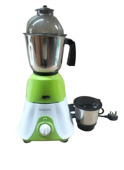 Anjali Avalon Pro 550W Mixer Grinder with 3 Stainless Steel Multipurpose Jars for Juicing | Chutney Making | Dry Grinding | Wet Grinding | 12 Month Warranty | (Green, 3 Jars)