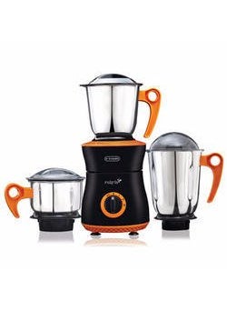V Guard Mixer Grinder, 750W, 3 Jars (Black Orange)