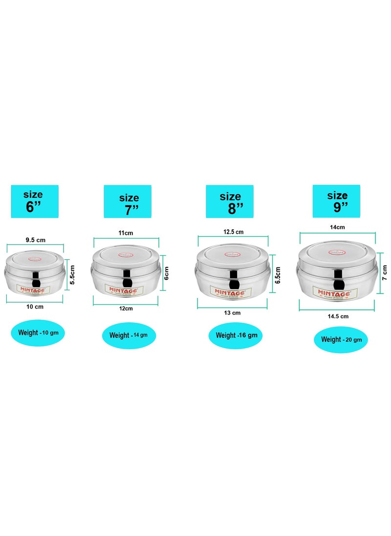 Mintage Stanley Masala Box Container for Kitchen 12 No | Stainless Steel | Masala Dabba | Masala Dani | with 7 Containers & Spoon | 35+Years of Innovation and Quality