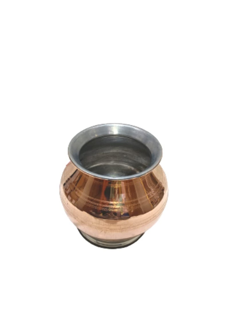 Copper PONGAL Pot, Copper PONGAL URULI, Copper PONGAL PAANAI (2.5 Litre)