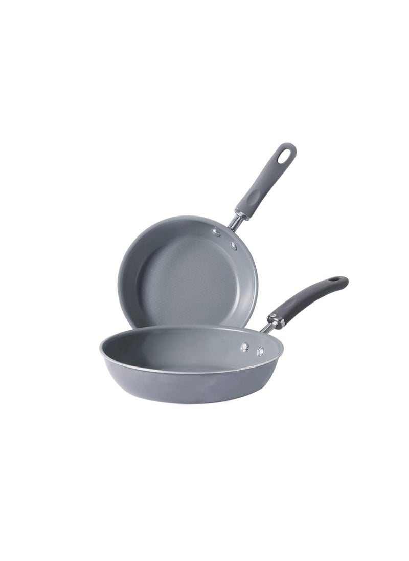 Meyer Anzen Healthy Ceramic Coated Cookware 2 Piece Set -20cm frypan +24cm frypan