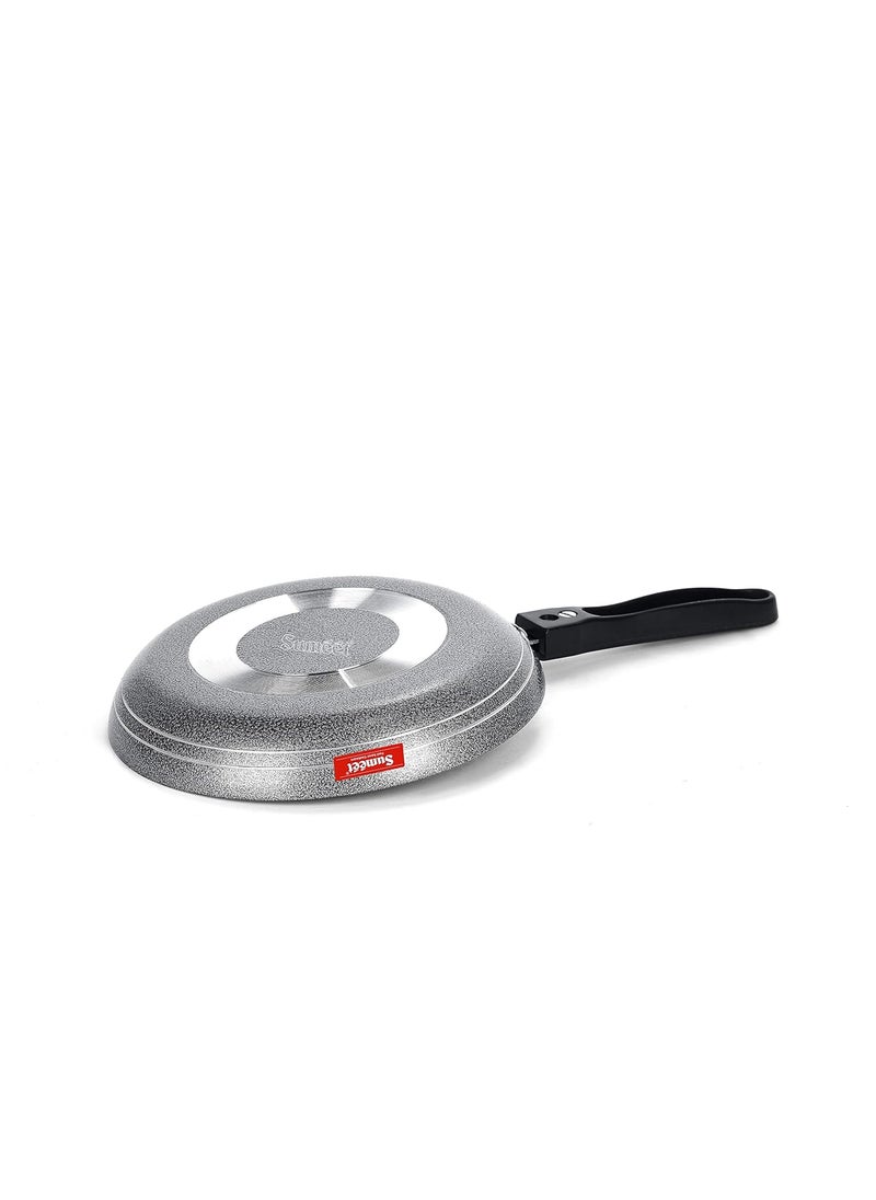 Sumeet 2.6mm Non stick Tapper pan -0.6 Ltr - 20cm Dia (Silver)