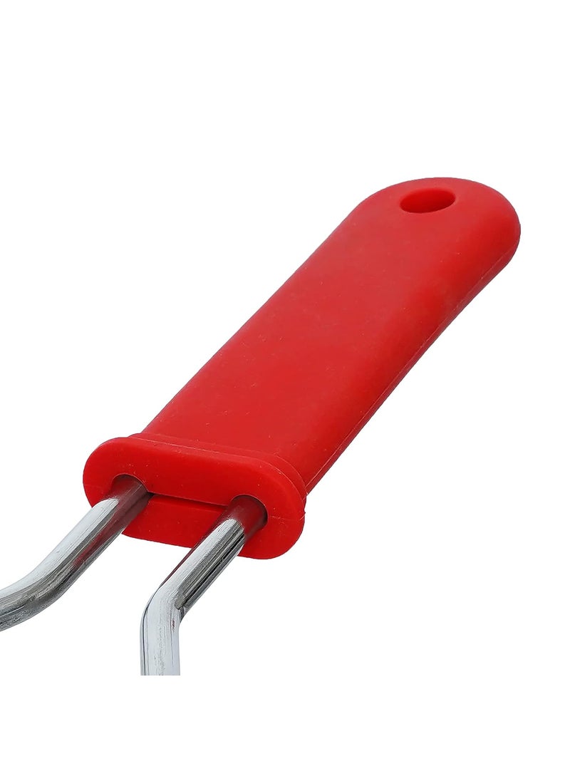 Femora Tri-ply Frying Pan 24 cm Capacity 1.8 L with Silicone Handle - Healthy Cooking (Zero Non-Stick Coating)