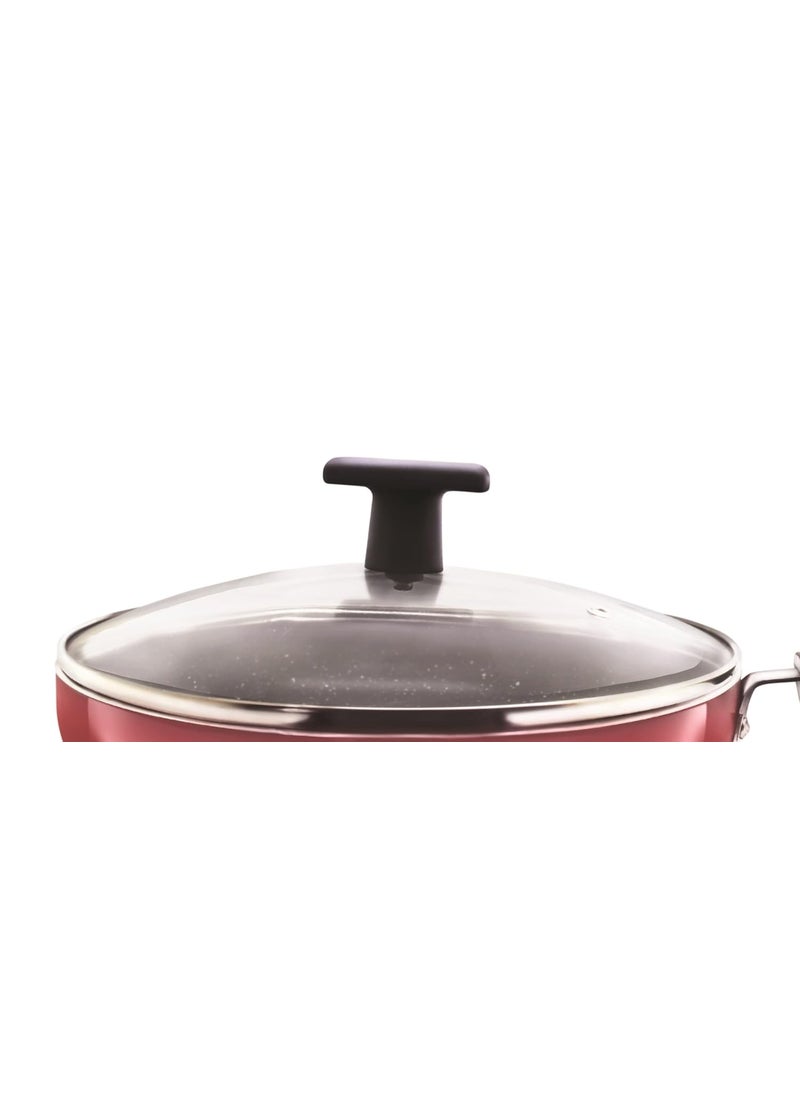 EON Sparkle Frypan with Glass Lid 22 cm