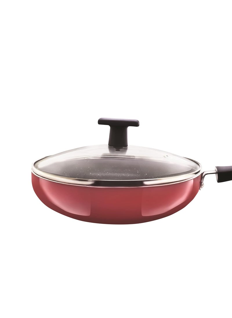 EON Sparkle Frypan with Glass Lid 22 cm