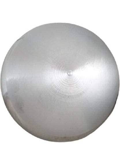 Bright Metal Aluminium Silver Kadai for Cooking Without Handle Round Bottom Deep Frying Karahi for Kitchen