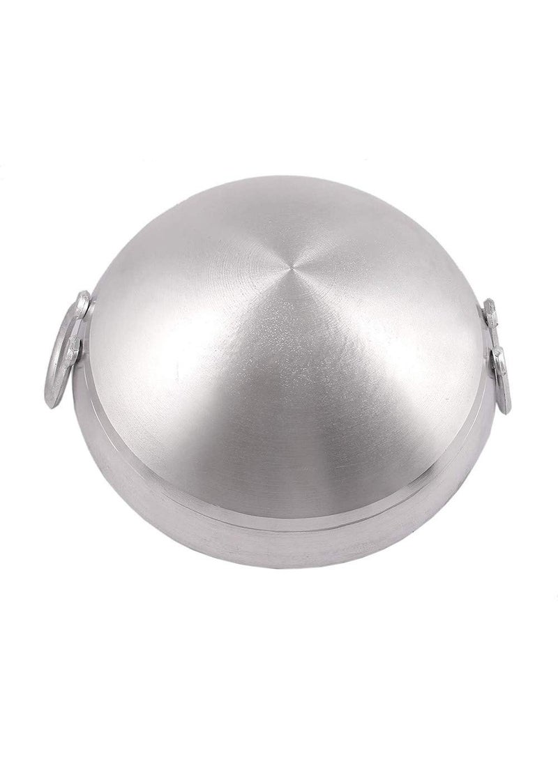 Super HK Aluminium Kadai/Frying Pan for Cooking, Aluminium Fry Kadhai/Pan for Kitchen (10.5 Inch)